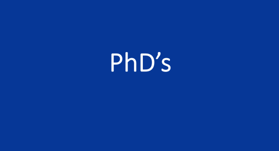 PhD's BIC