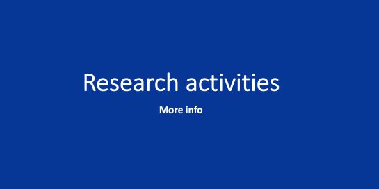 Research activities blue box