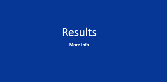 Results blue box
